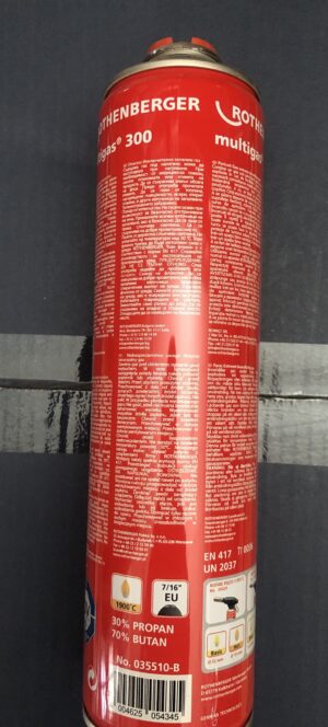 Butelie gaz Multigas 300 7/16″ EU