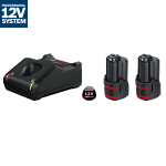 Set acumulatori 2 x GBA 12V 2.0Ah + GAL 12V-40
