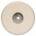 Disc de lustruit din pasla cu filet M 14 180 mm