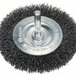 Perie-disc de sarma ondulata 75 x 0,2 mm otel