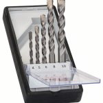 Set de 5 burghie pentru beton Robust Line CYL-3, 4 - 10 mm