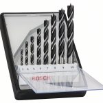 Set de 8 burghie cu cap asimetric Robust Line, 3 - 10 mm