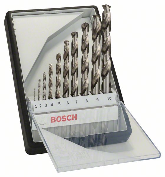 2607010535_bo_pro_u_a_1_845550.jpg Set de 10 burghie pentru metal Robust Line HSS-G, 135°, 1 - 10 mm - imagine 1