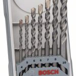 Set de burghie pentru beton CYL-3 4/5/6/6/7/8/10 mm, 7 bucati