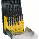 Set de 25 burghie HSS-R pentru metal