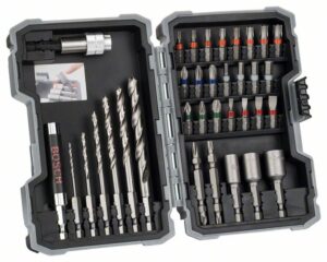 Burghie HSS si capete de surubelnita Extra Hard, PH, PZ, SL, H, T set 35 bucati