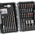 Set de burghie HSS-G si capete de surubelnita Extra Hard, PH, PZ, SL, H, T, 35 bucati