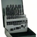Set de 19 burghie HSS-R pentru metal