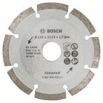 Disc de taiere diamantat pentru materiale de constructii, Ø 115 mm