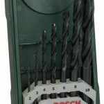 Miniset de 7 burghie Bosch X-Line pentru metal