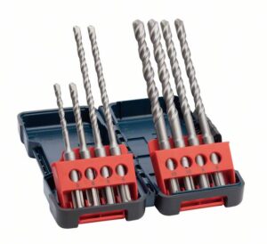 Set de 8 burghie Bosch SDS plus-3, Tough Box, 5 - 10 mm