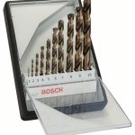 Set de 10 burghie pentru metal Robust Line HSS-Co, 1 - 10 mm