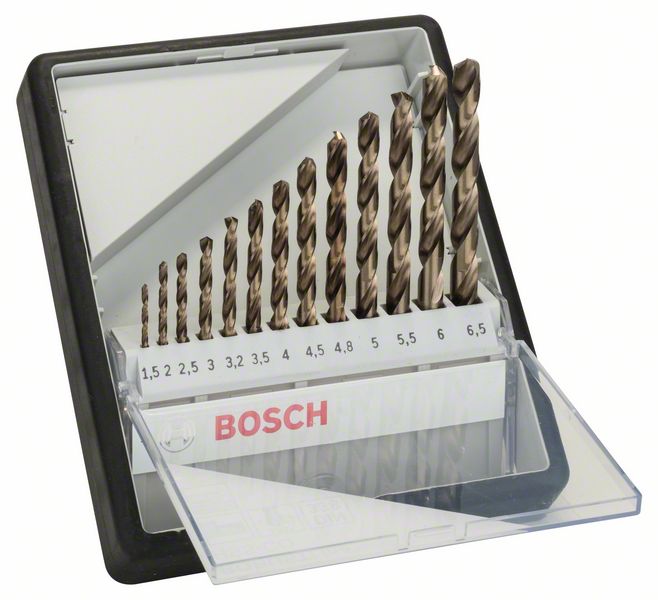 2607019926_bo_pro_u_a_1_845202.jpg Set de 13 burghie pentru metal Robust Line HSS-Co, 1,5 - 6,5 mm - imagine 1