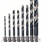 Pachet de burghie HSS Impact Control 2,5 - 8,5 mm, 8 bucati