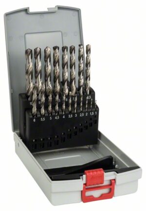 Set de 19 burghie pentru metal HSS-G ProBox, DIN 338, 135°