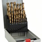 Set de 25 de burghie Bosch pentru metal ProBox HSS-TiN (Invelis titan), 1 - 13 mm