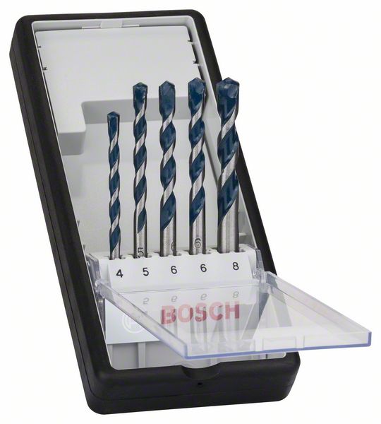Set de 5 burghie Bosch pentru beton Robust Line CYL-5, 4 - 8 mm Set de 5 burghie Bosch pentru beton Robust Line CYL-5, 4 - 8 mm
