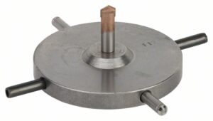 Cruce de centrare pentru carote diamantate pentru gaurire uscata si zencuire 112 mm