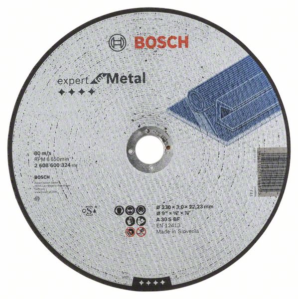 Disc de taiere drept Expert for Metal A 30 S BF, 230 mm, 3,0 mm Disc de taiere drept Expert for Metal A 30 S BF, 230 mm, 3,0 mm