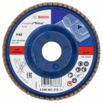 Disc de slefuire evantai X431, Standard for Metal 115 mm, 22,23 mm, 40