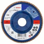 Disc de slefuire evantai X431, Standard for Metal 115 mm, 22,23 mm, 80