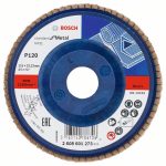 Disc de slefuire evantai X431, Standard for Metal 115 mm, 22,23 mm, 120