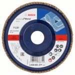 Disc de slefuire evantai X431, Standard for Metal 125 mm, 22,23 mm, 120