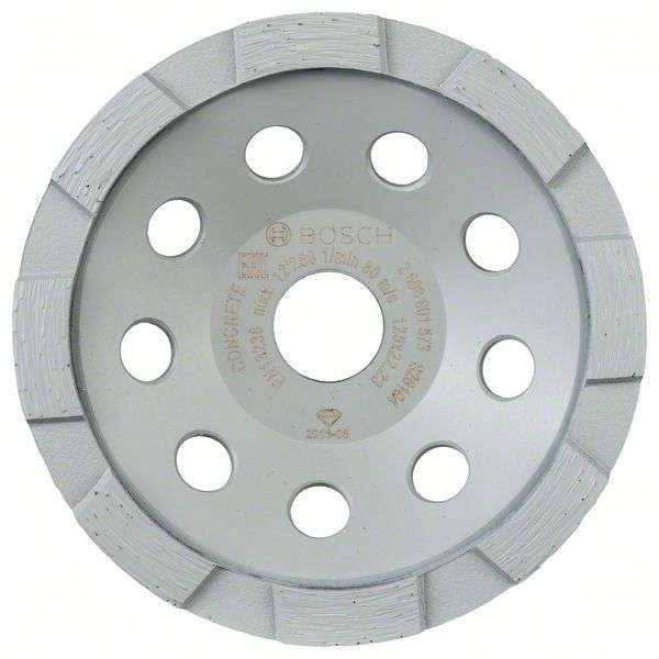 2608601573_bo_pro_u_f_1_1234665.jpg Disc abraziv In forma de oala diamantat Standard for Concrete 125x22,23x5 - imagine 1
