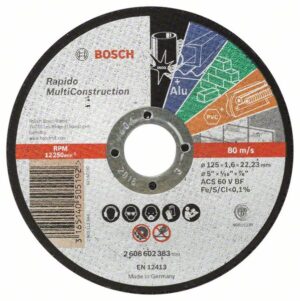 Disc de taiere drept Rapido Multi Construction ACS 46 V BF,125 mm,1,6 mm