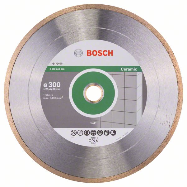 Disc diamantat Standard ceramica 300 x 30+25,40 x 2 x 7 mm Disc diamantat Standard ceramica 300 x 30+25,40 x 2 x 7 mm