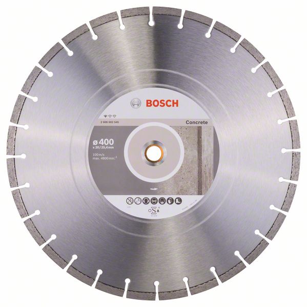 Disc diamantat Standard pentru beton 400 x 20/25,40 x 3,2 x 10 mm Disc diamantat Standard pentru beton 400 x 20/25,40 x 3,2 x 10 mm