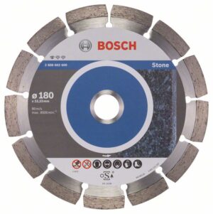 Disc diamantat Standard pentru piatra 180 x 22,23 x 2 x 10 mm