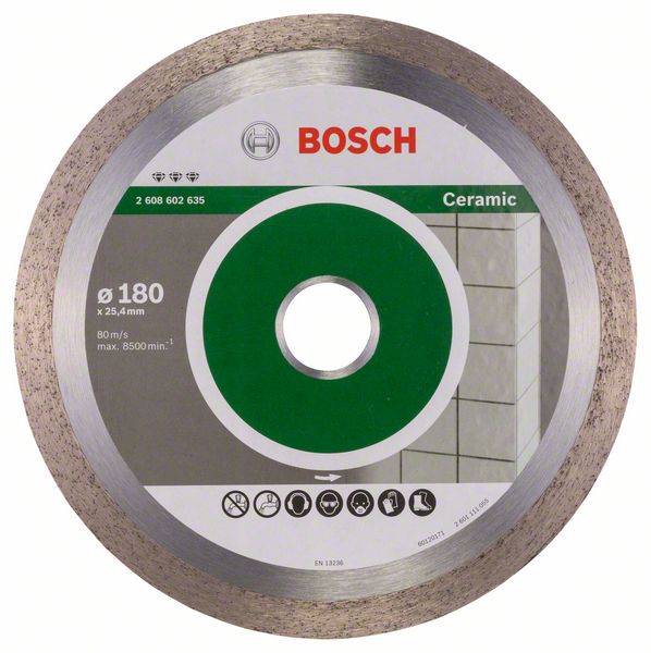 Disc diamantat Best pentru ceramica 180 x 25,40 x 2,2 x 10 mm Disc diamantat Best pentru ceramica 180 x 25,40 x 2,2 x 10 mm