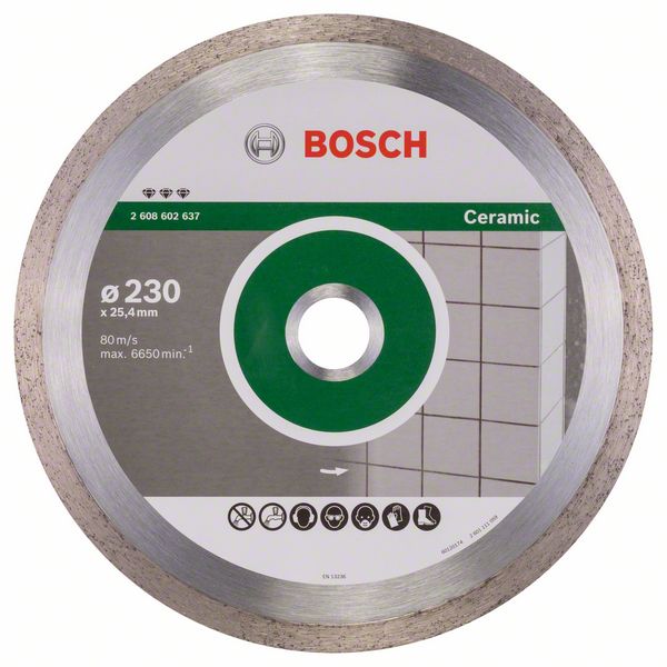 Disc diamantat Best Ceramica 230x25,40x2,4x10 mm Disc diamantat Best Ceramica 230x25,40x2,4x10 mm