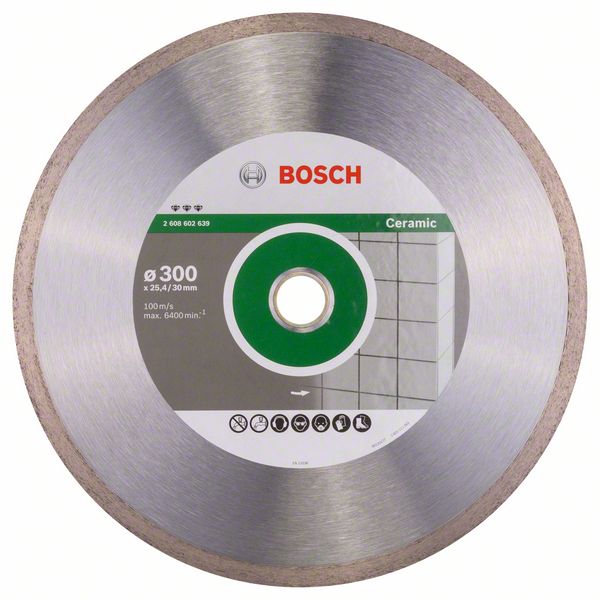 2608602639_bo_pro_u_f_1_749771.jpg Disc diamantat Best for Ceramic 300 x 30/25,40 x 2,8 x 10 mm - imagine 1
