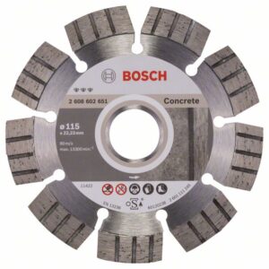 Disc diamantat Best pentru beton 115 x 22,23 x 2,2 x 12 mm