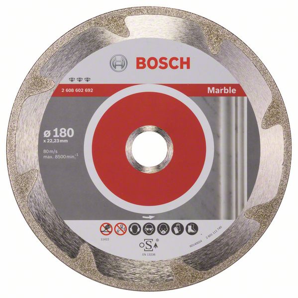 Disc diamantat Best marmura 180x22,23x2,2x3 mm Disc diamantat Best marmura 180x22,23x2,2x3 mm