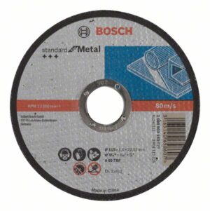 Disc de taiere drept Standard pentru metal A 60 T BF 115 mm 22,23 mm 1,6 mm