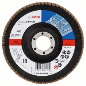 Disc de slefuire evantai X431 Standard Metal 125 mm