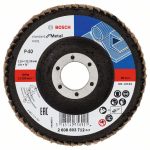 Disc de slefuire evantai X431, Standard pentru Metal 115 mm 22,23 mm granulatie 40