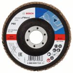 Disc de slefuire evantai X431, Standard for Metal 115 mm 22,23 mm granulatie 60
