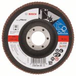 Disc de slefuire evantai X571, Best for Metal D= 115 mm; G= 80, cu degajare
