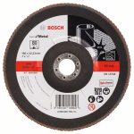 Disc de slefuire evantai X571, Best for Metal D= 180 mm; G= 80, cu degajare