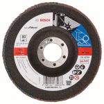 Disc de slefuire evantai X571, Best for Metal D= 125 mm; G= 80, cu degajare