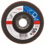 Disc de slefuire evantai X551, Bosch Expert metal D= 125 mm; G= 40, cu degajare