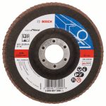 Disc de slefuire evantai X551, Bosch Expert metal D= 125 mm; G= 120, cu degajare