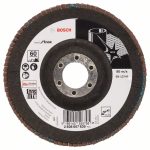 Disc de slefuire evantai Bosch Best Inox 125 mm, 22,23 mm, 60