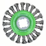 Perie-disc de sarma X-LOCK sarma cu noduri 115 otel inoxidabil