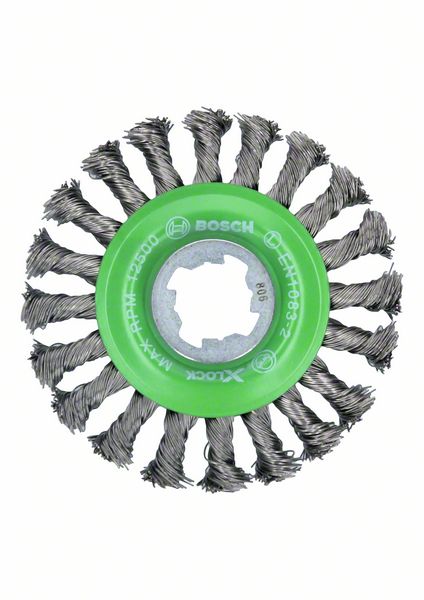 2608620733_bo_pro_u_f_1_1579602.jpg Perie-disc de sarma X-LOCK sarma cu noduri 115 otel inoxidabil - imagine 1
