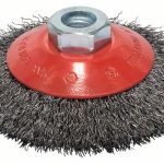 Perie conica de sarma ondulata 100x0,3 mm otel